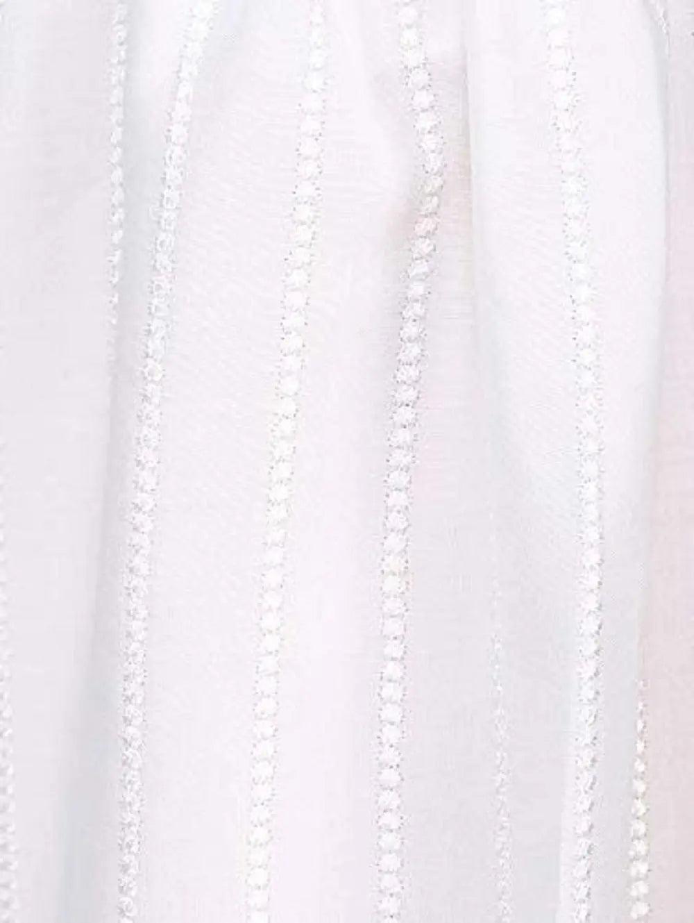 Women's White Chicken Rayon Palazzo Flaired Pants wrinkle free