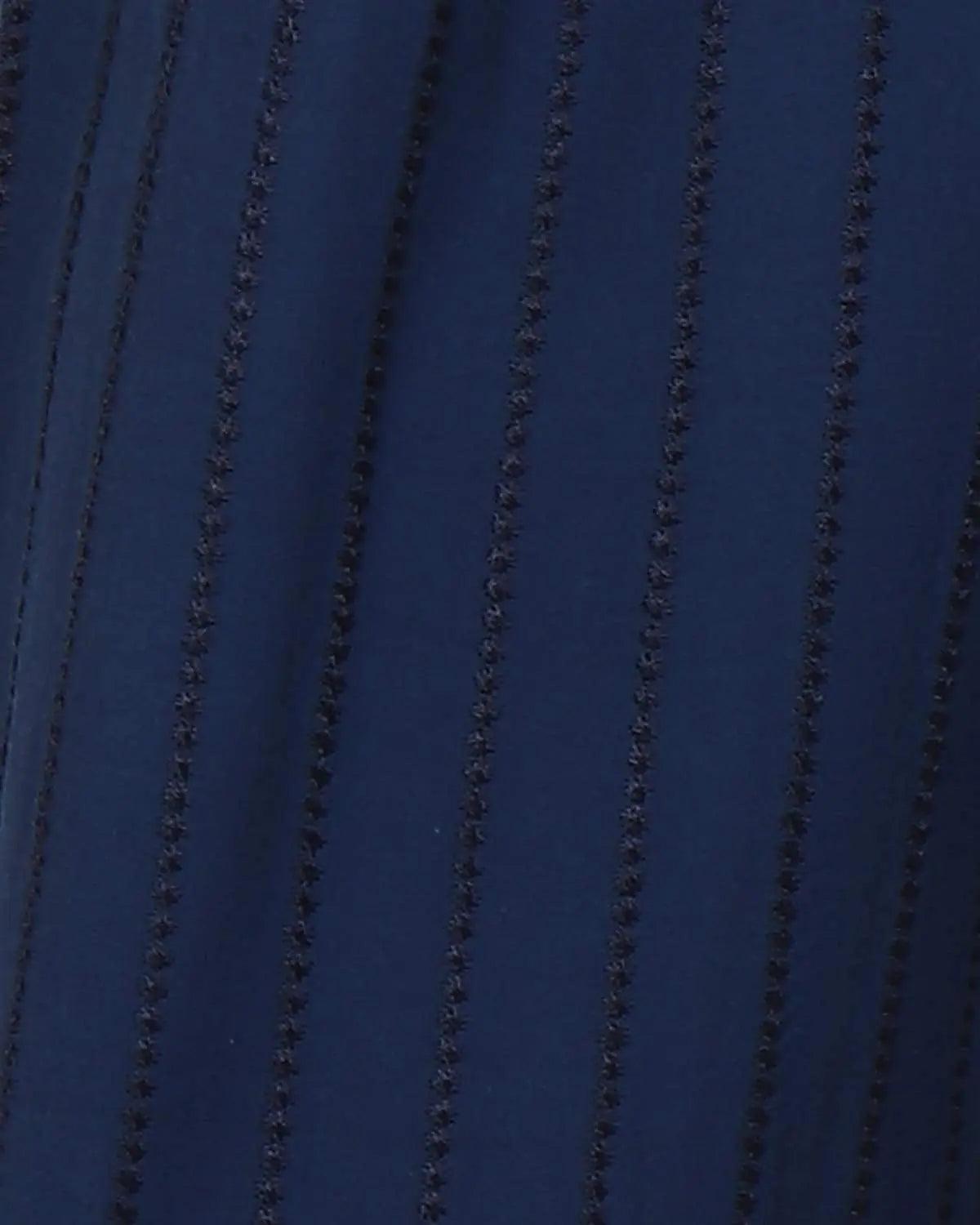 Women's Navy Chicken Rayon Palazzo Flaired Pants wrinkle free