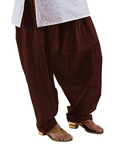 Cotton Solid Patiala Coffee Salwar