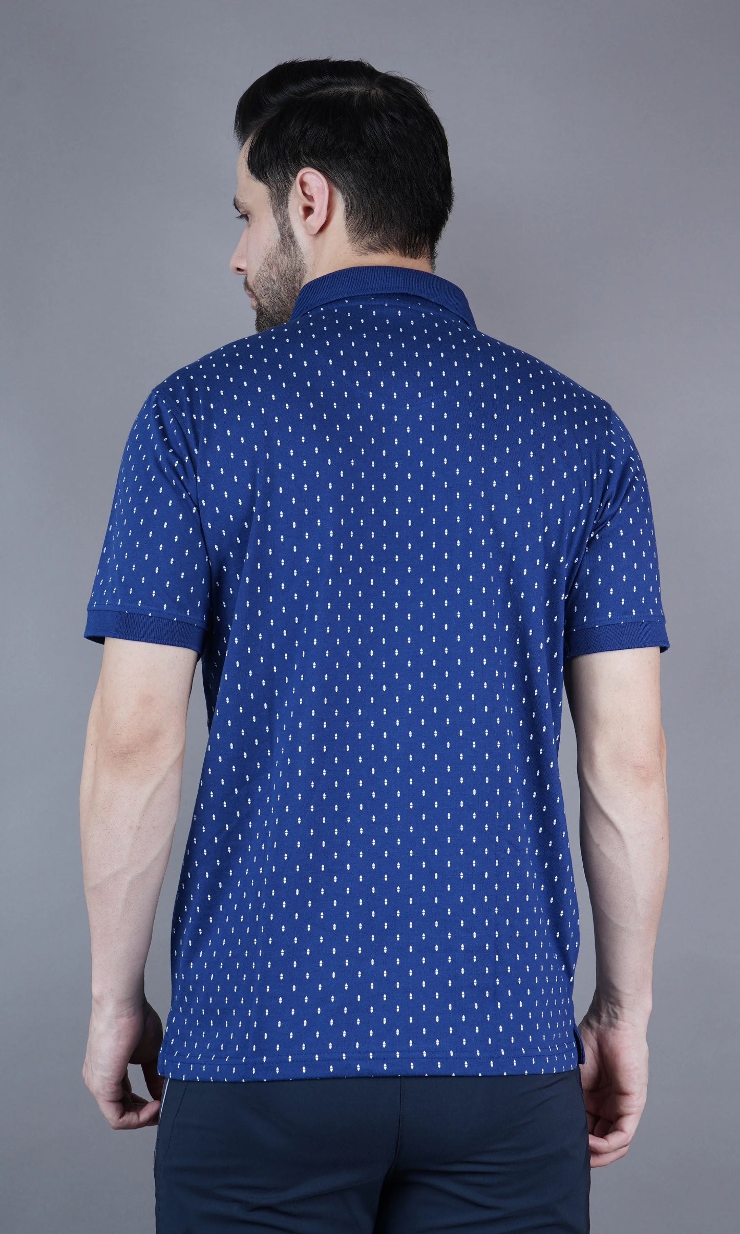 T Shirt Flat Collor Blue