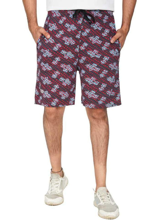 Printed Men Multi Basic Shorts