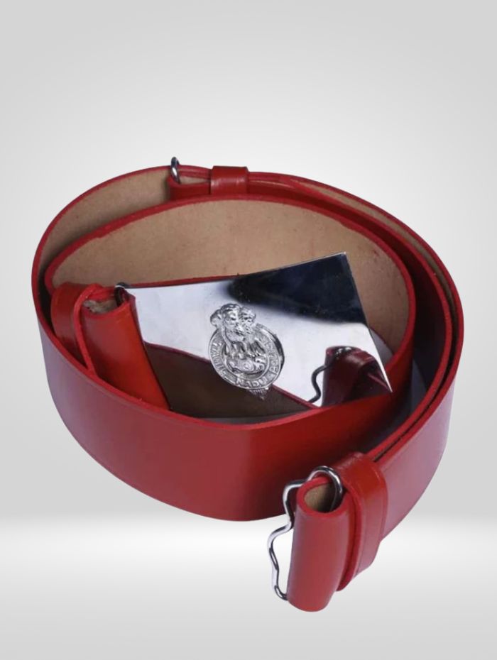 Police Inspector Leather Belt Free Size