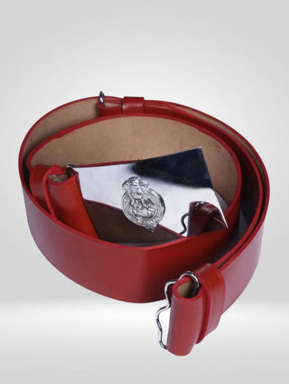 Police Inspector Leather Belt Free Size