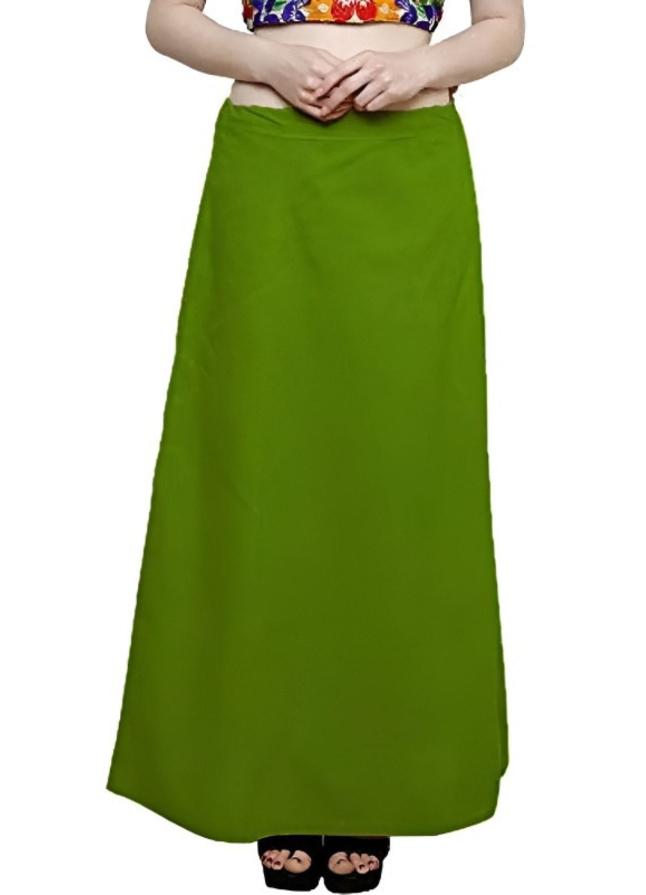 Indian women Elegant Look Ethnic Wear Cotton Petticoat Mehandi