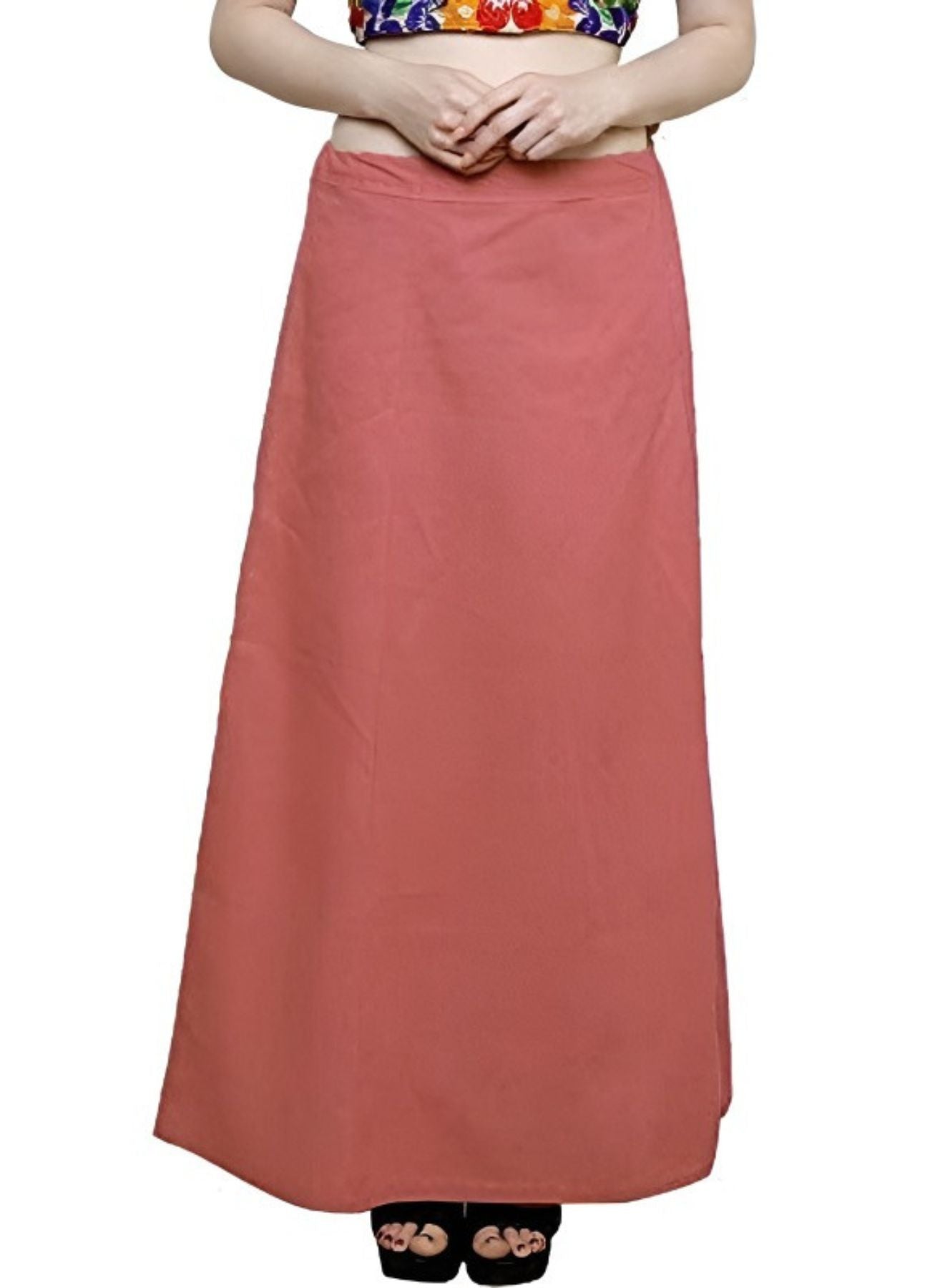Clothing woman's Elegant Look Ethnic Wear Cotton Petticoat Gajri Pack of 1