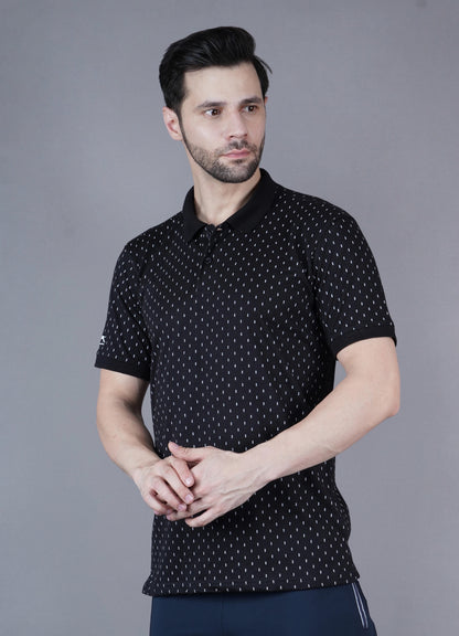 T Shirt Flat Collor Black