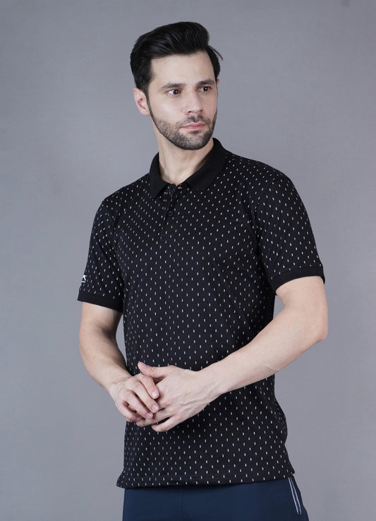 T Shirt Flat Collor Black