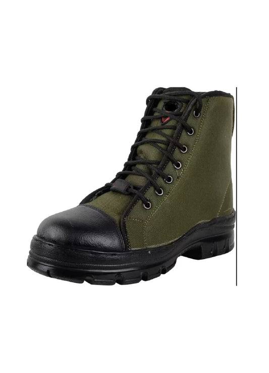 Original Tactical Combat Army Jungle Boot Oil Stain Trekking Riding Shoes Boots For Men  (Green, Black)