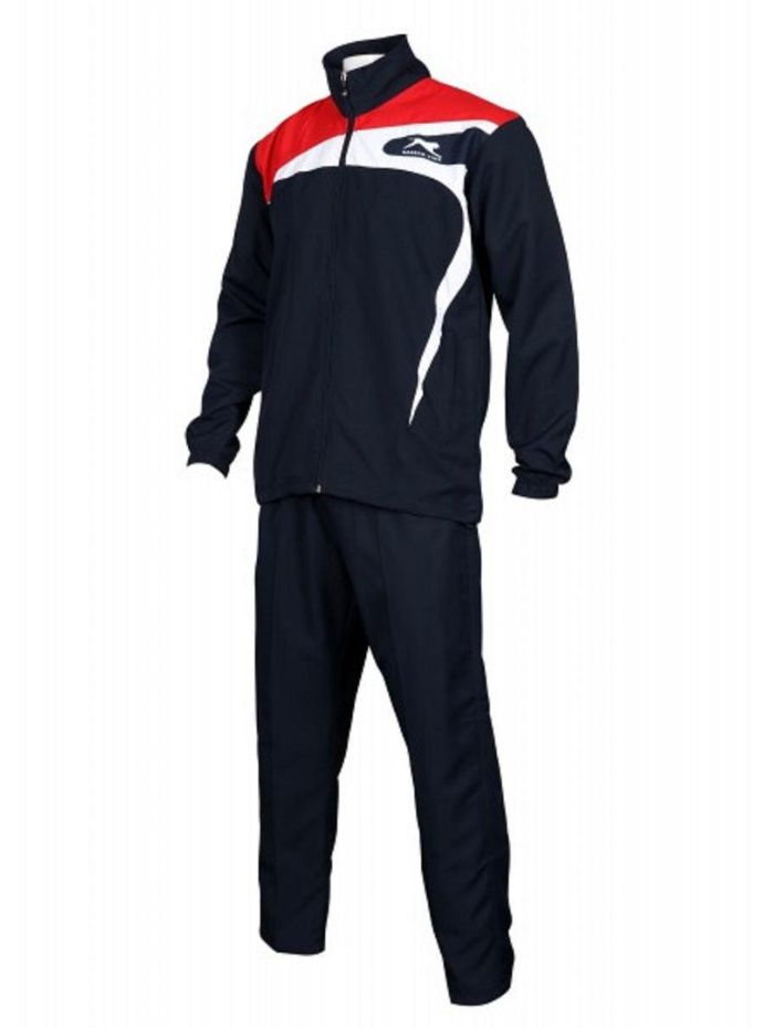 Shiv Naresh Tracksuit Navy Red 459A T.Z|Retro| INER MESH (NET)