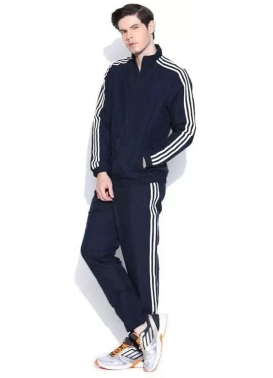 Shiv-Naresh Solid Men Black Track Suit 478t z