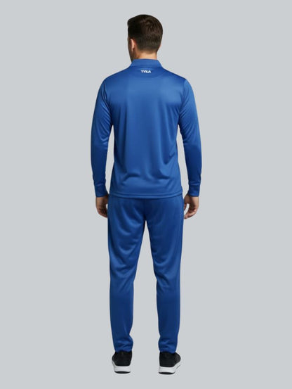 TYKA Prima Men’s Full Sleeve Cricket Shirt & Trouser Set – Lightweight Sportswear (Blue)