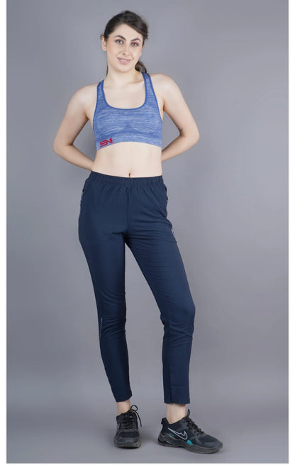 SHIV-NARESH Women Sports Bra Blue
