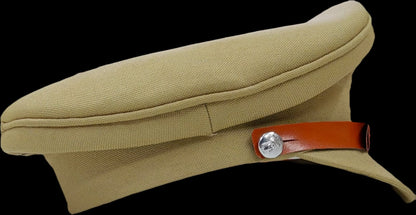 Premium Khaki Inspector Uniform Cap (Unisex) (Khaki)