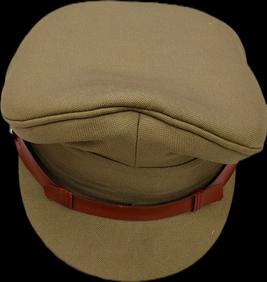 Premium Khaki Inspector Uniform Cap (Unisex) (Khaki)