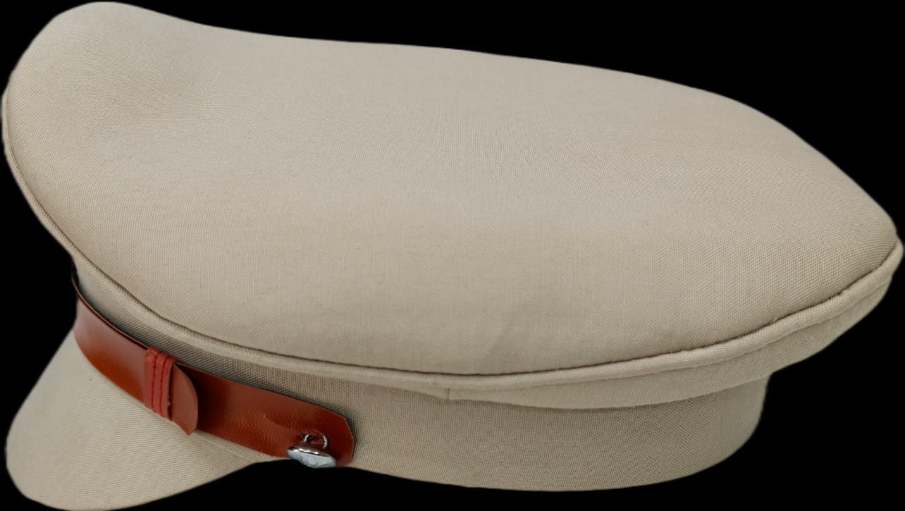 Premium Khaki Inspector Uniform Cap (Unisex) (Light Khaki)