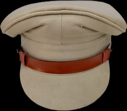 Premium Khaki Inspector Uniform Cap (Unisex) (Light Khaki)
