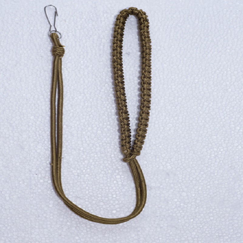 Trendzmy Double Khaki Lanyard/ Whistle Cord