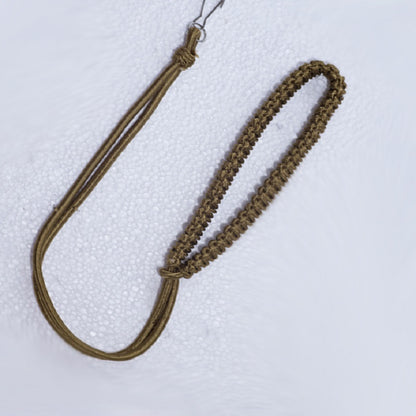 Trendzmy Double Khaki Lanyard/ Whistle Cord