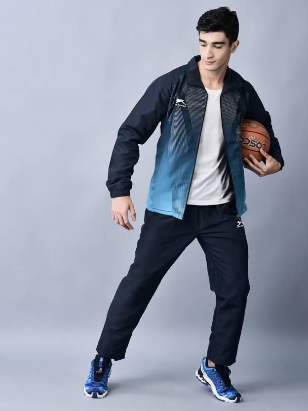 Shiv Naresh Solid Men | Power Flex |Track Suit Navy M