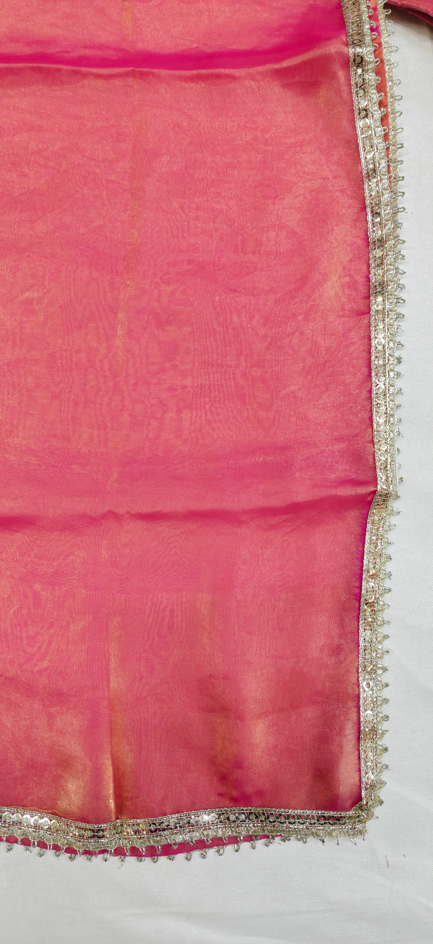Elegant Onion Pink Art Silk Blend Lehenga Set with Intricate Handwork