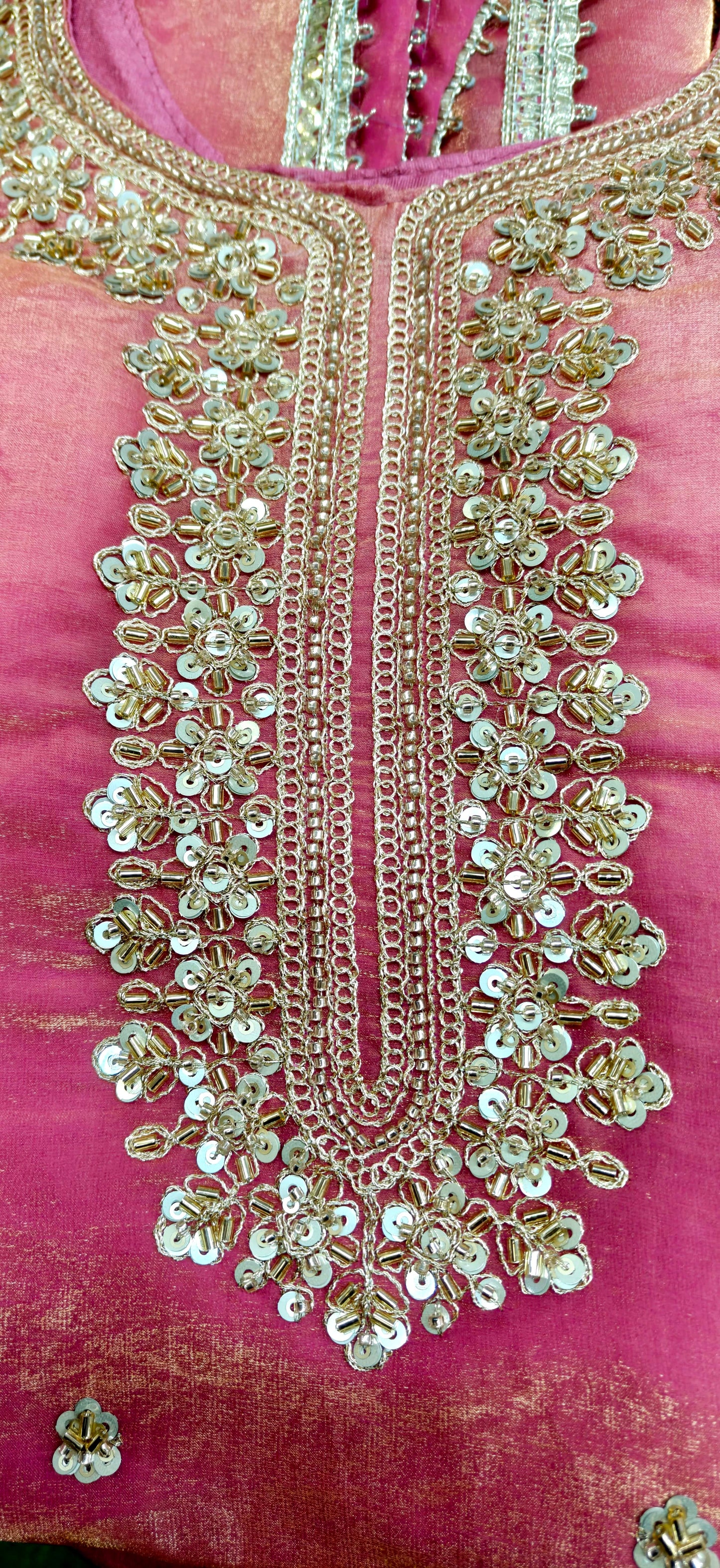 Elegant Onion Pink Art Silk Blend Lehenga Set with Intricate Handwork